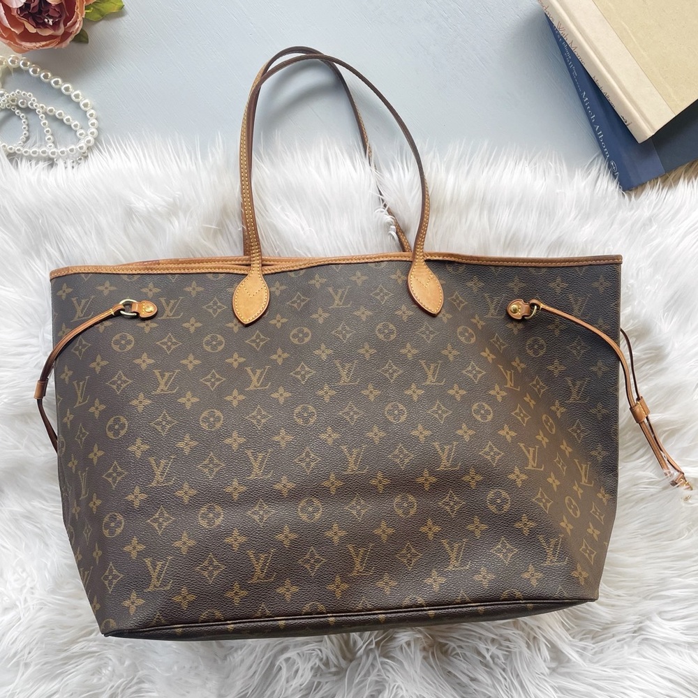 #Poshmark Louis Vuitton Neverfull Bag Authentic - Picture 5 of 16
